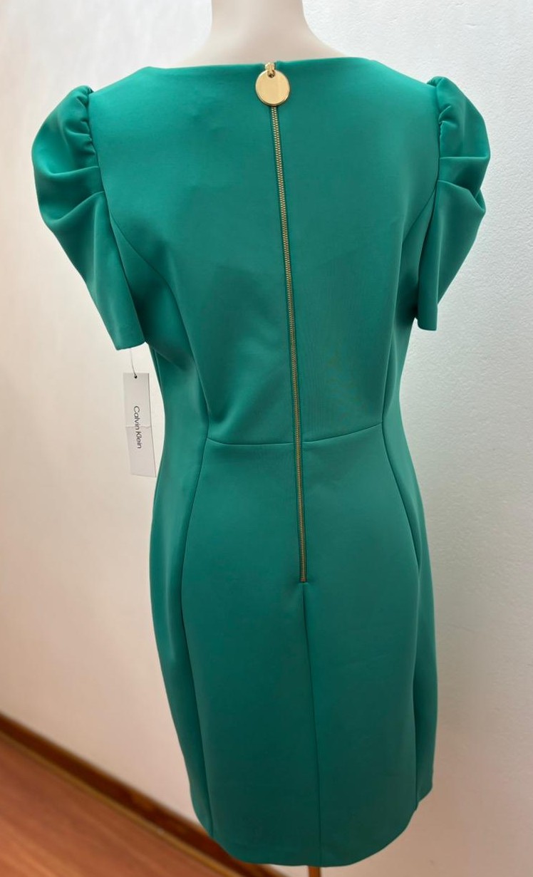 VESTIDO CALVIN KLEIN VERDE - 3