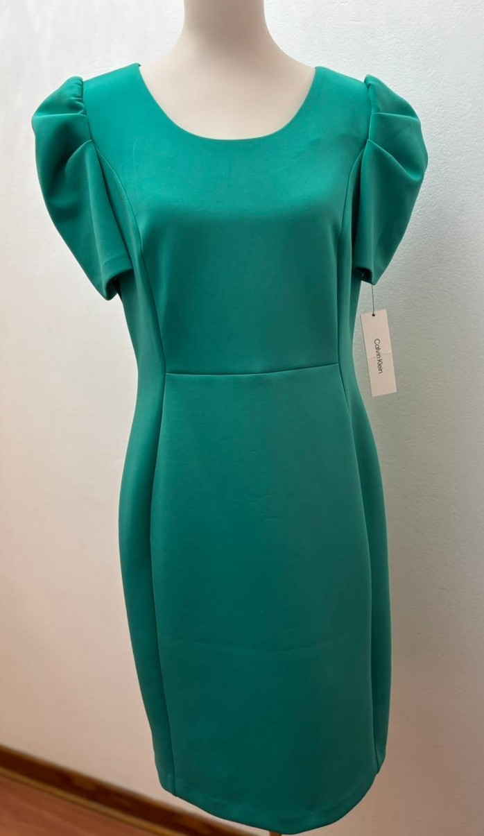 VESTIDO CALVIN KLEIN VERDE - 4