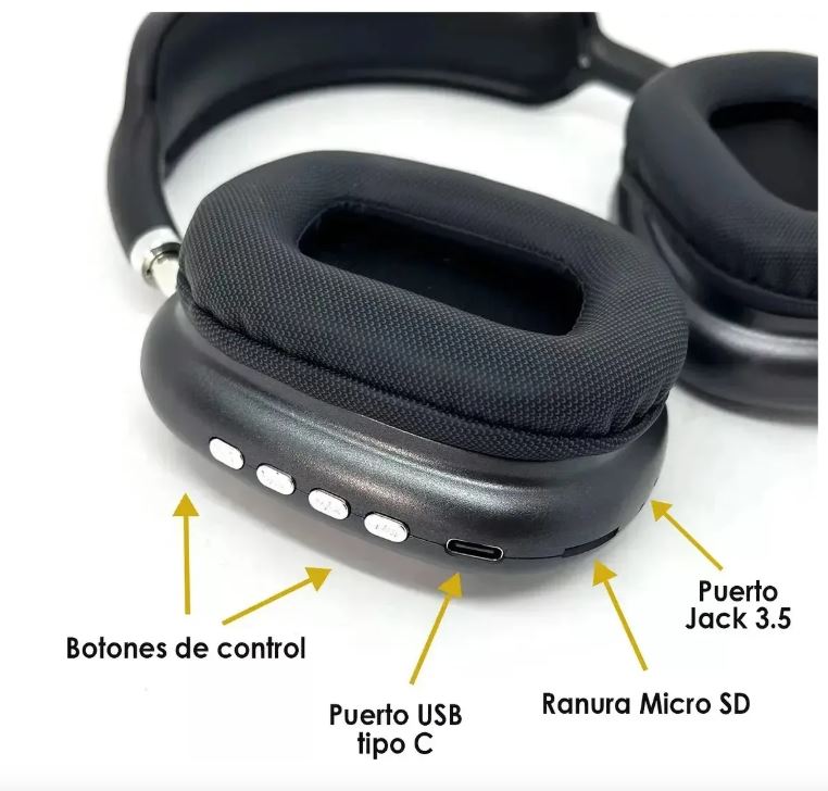 AUDIFONOS P9 PLUS MAX - BLUETOOTH - 6