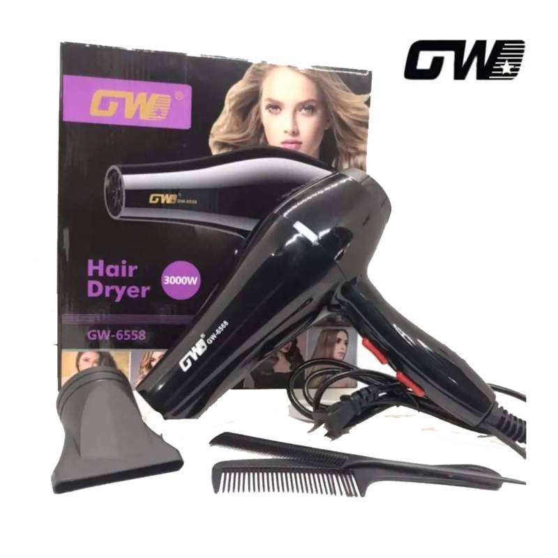 SECADOR CABELLO 3000W CONTROL FRIZZ GW-6559 SALÓN PROFESIONAL - 5