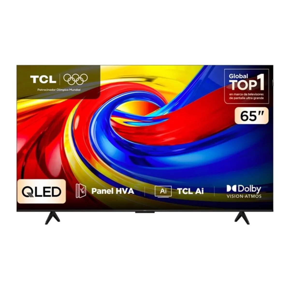 TELEVISOR TCL 65'' QLED PREMIUM 4K UHD GOOGLE TV 65P7L AÑO 2026 - 1