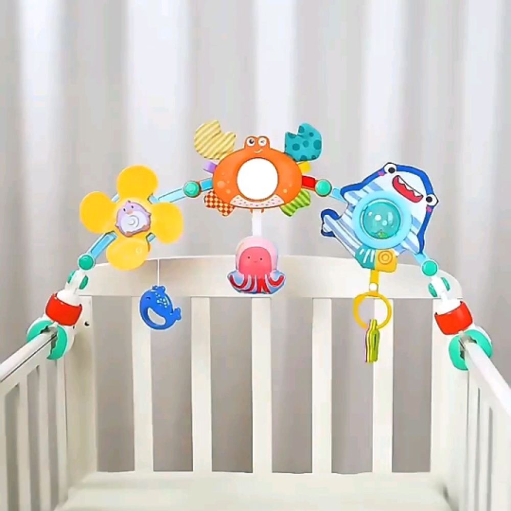 ARCO MULTIFUNCIONAL DE JUGUETES DE CANGREJO - 1