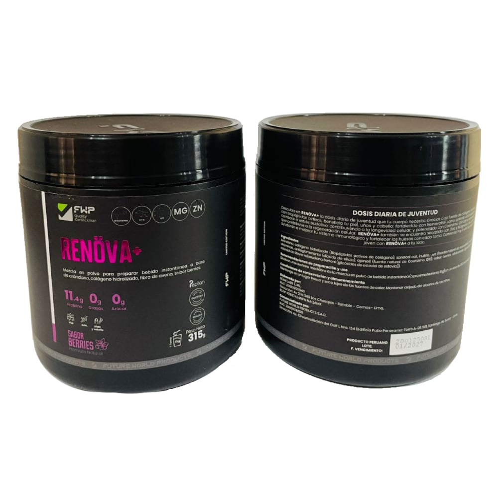 COLÁGENO RENOVA+ CON BIOPEPTIDOS ACTIVOS PACK 2 UNID - 2