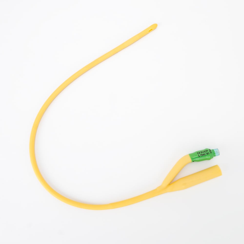 SONDA FOLEY DE LATEX 2 VÍAS NO. 14 FR IQ MEDIC - 2
