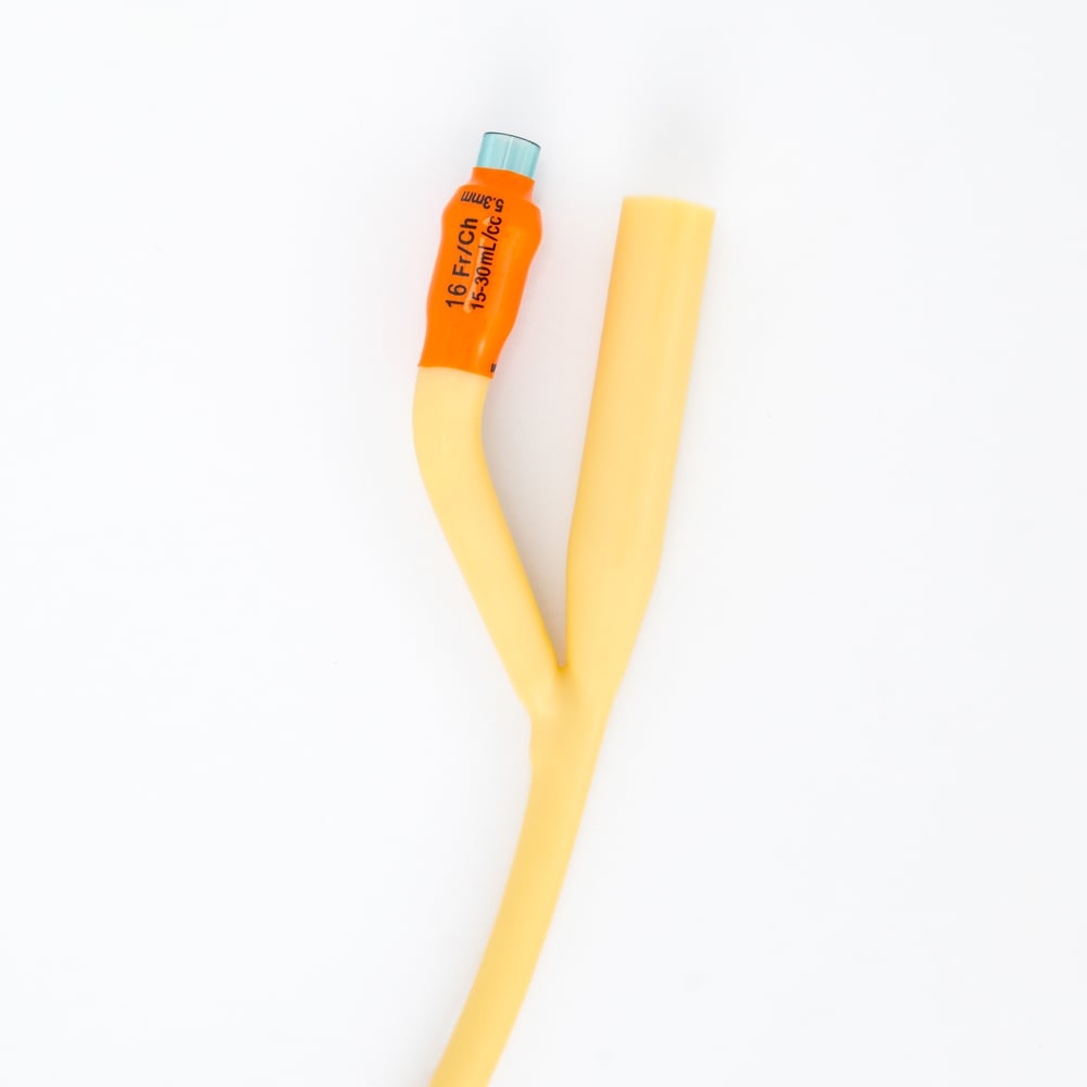 SONDA FOLEY DE LATEX 2 VÍAS NO. 16 FR IQ MEDIC - 1