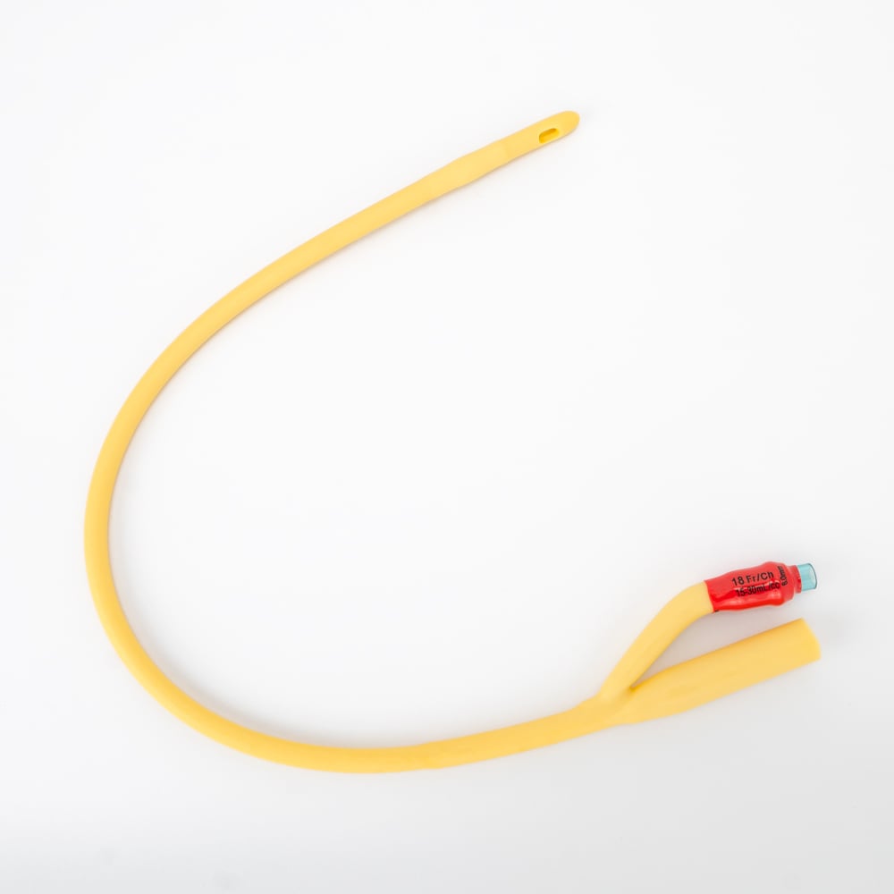 SONDA FOLEY DE LATEX 2 VÍAS NO. 18 FR IQ MEDIC - 2