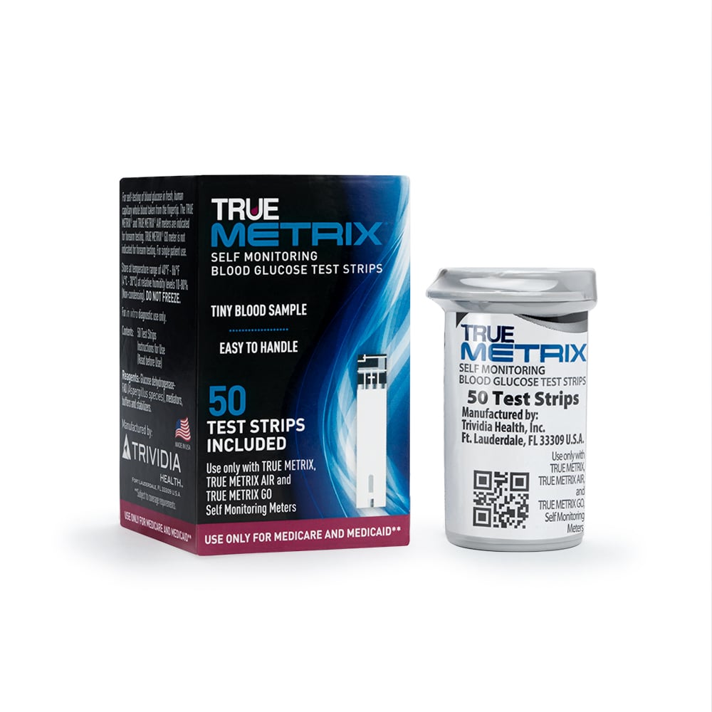 TIRA REACTIVA PARA GLUCOSA NIPRO TRUE METRIX CAJA 50 UND - 1