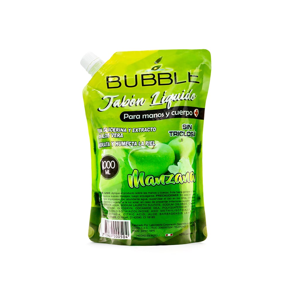 JABÓN LÍQUIDO MANZANA DOYPACK 1000 ML - 1
