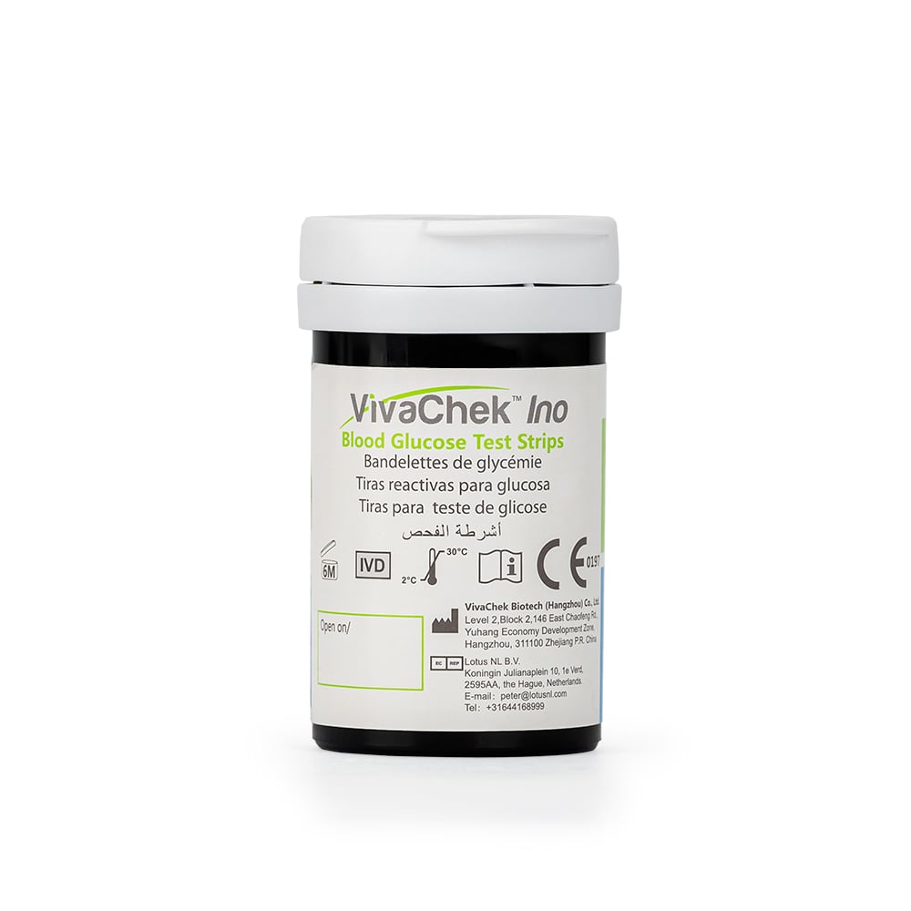 TIRA REACTIVA DE GLUCOSA VIVACHEK INO X CAJA 50 UND - 2