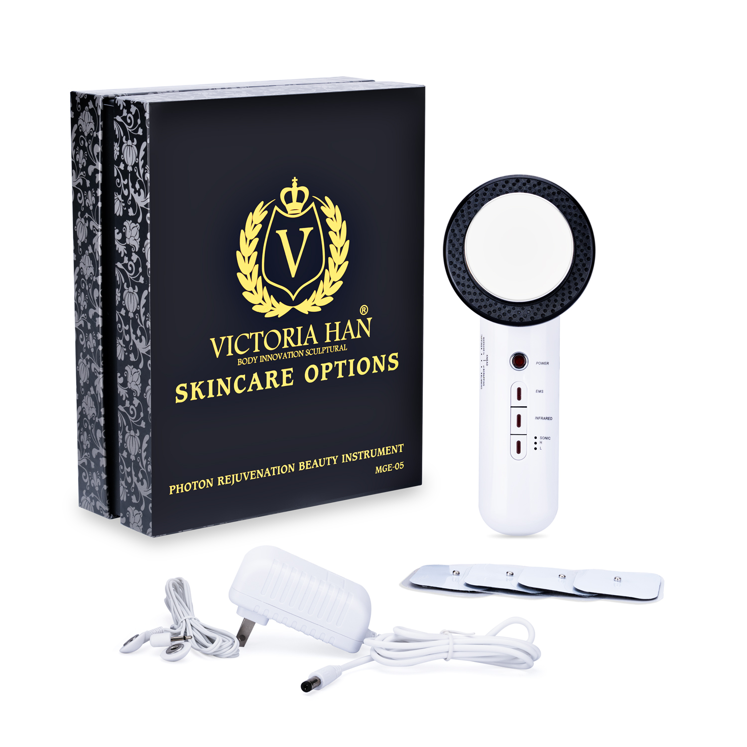 CAVITADOR DE RADIO FRECUENCIA PORTÁTIL SKINCARE 3 EN 1 - 4