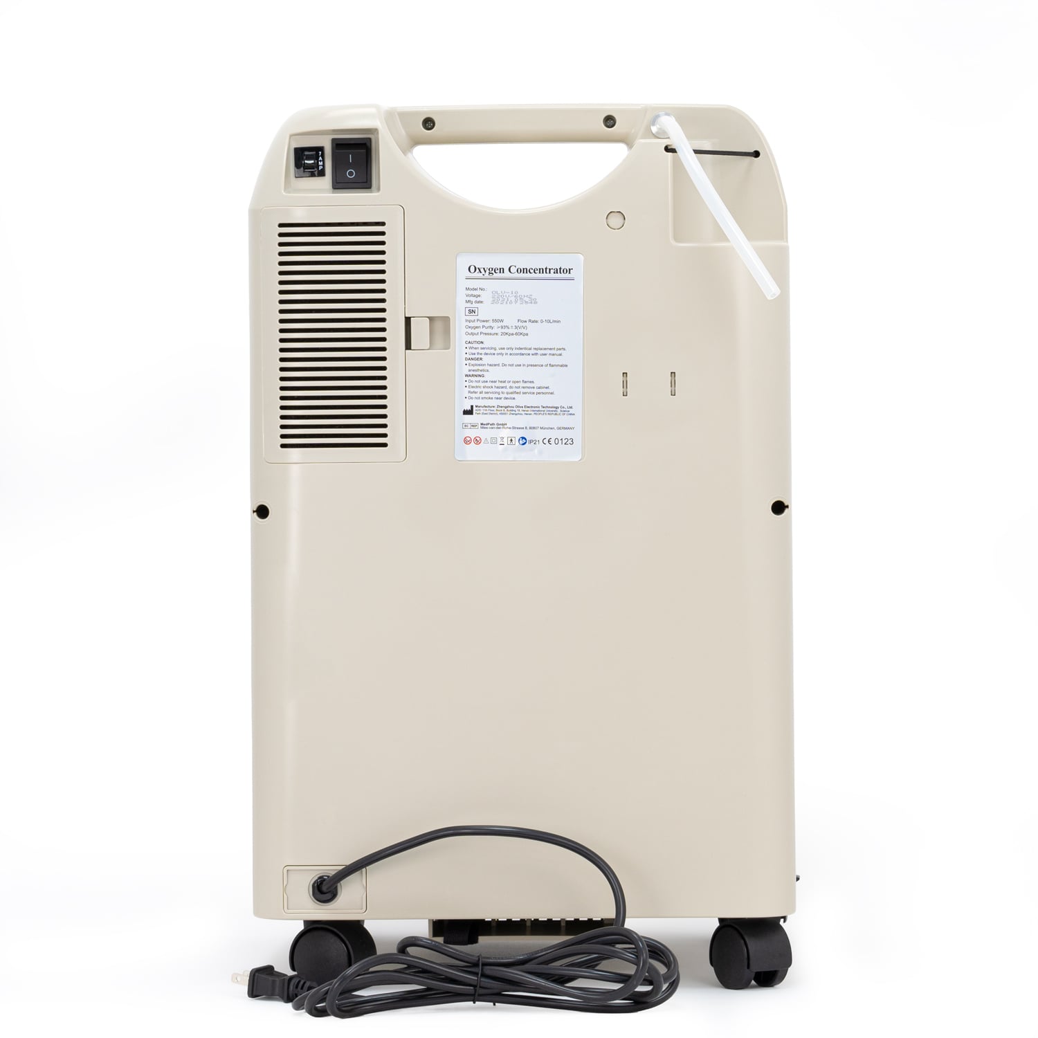 CONCENTRADOR DE OXÍGENO OLIVE DE 10 LITROS OLV-10 UN FLUJO - 3