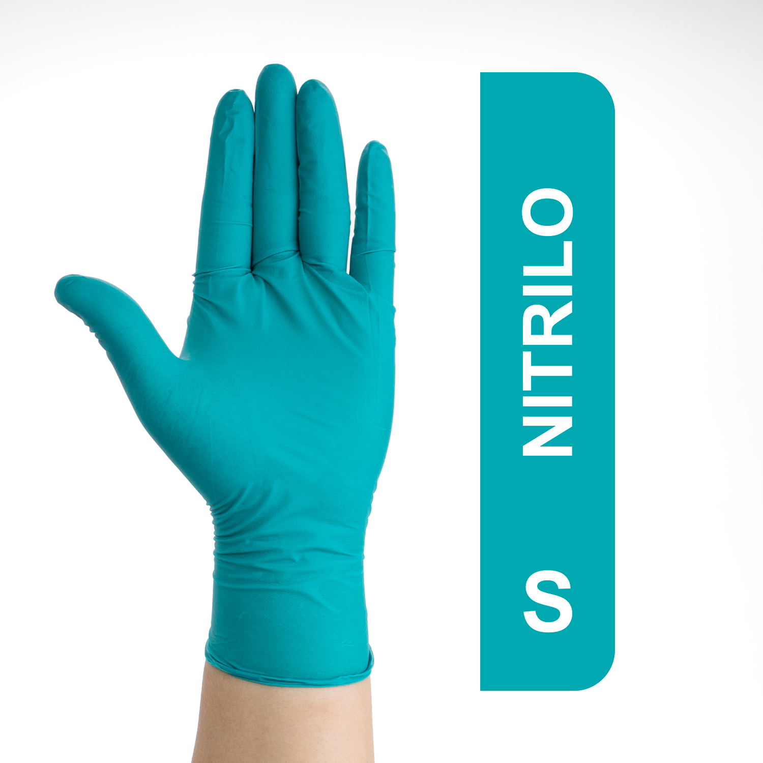 GUANTES DE NITRILO PREMIUM ALTO RIESGO DE 6 GR VERDES TALLA S CAJA 100 UND - 1
