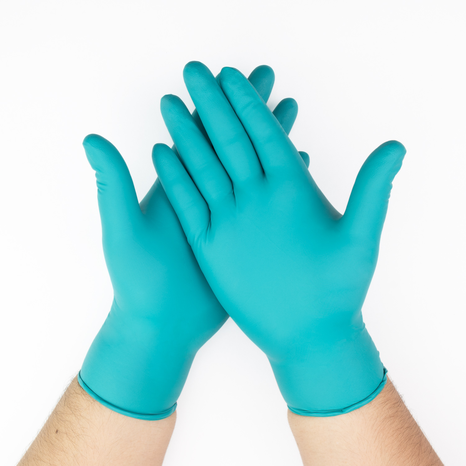 GUANTES DE NITRILO PREMIUM ALTO RIESGO DE 6 GR VERDES TALLA S CAJA 100 UND - 2