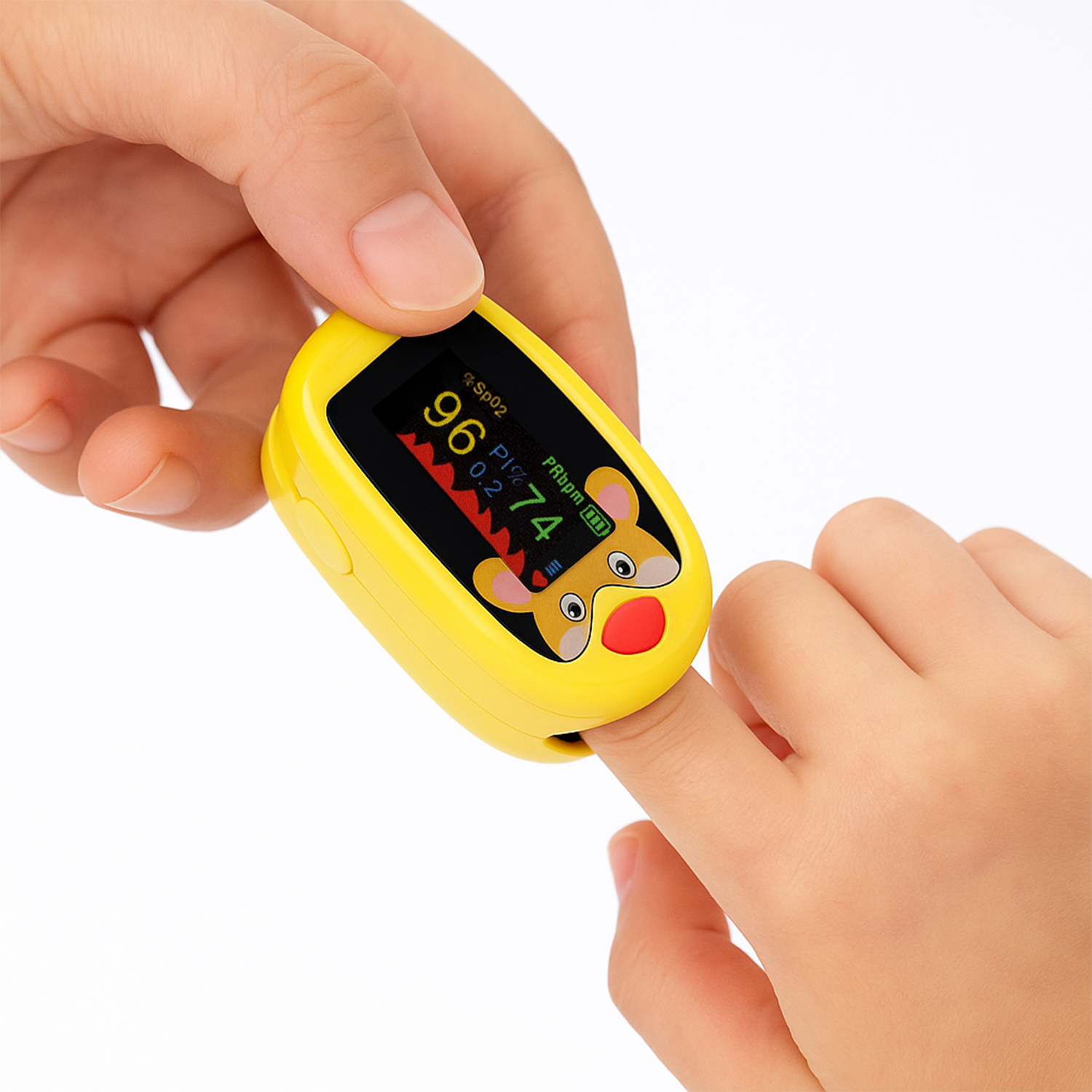 OXÍMETRO FINGERTIP NEONATAL Y PEDIÁTRICO AMARILLO - 3