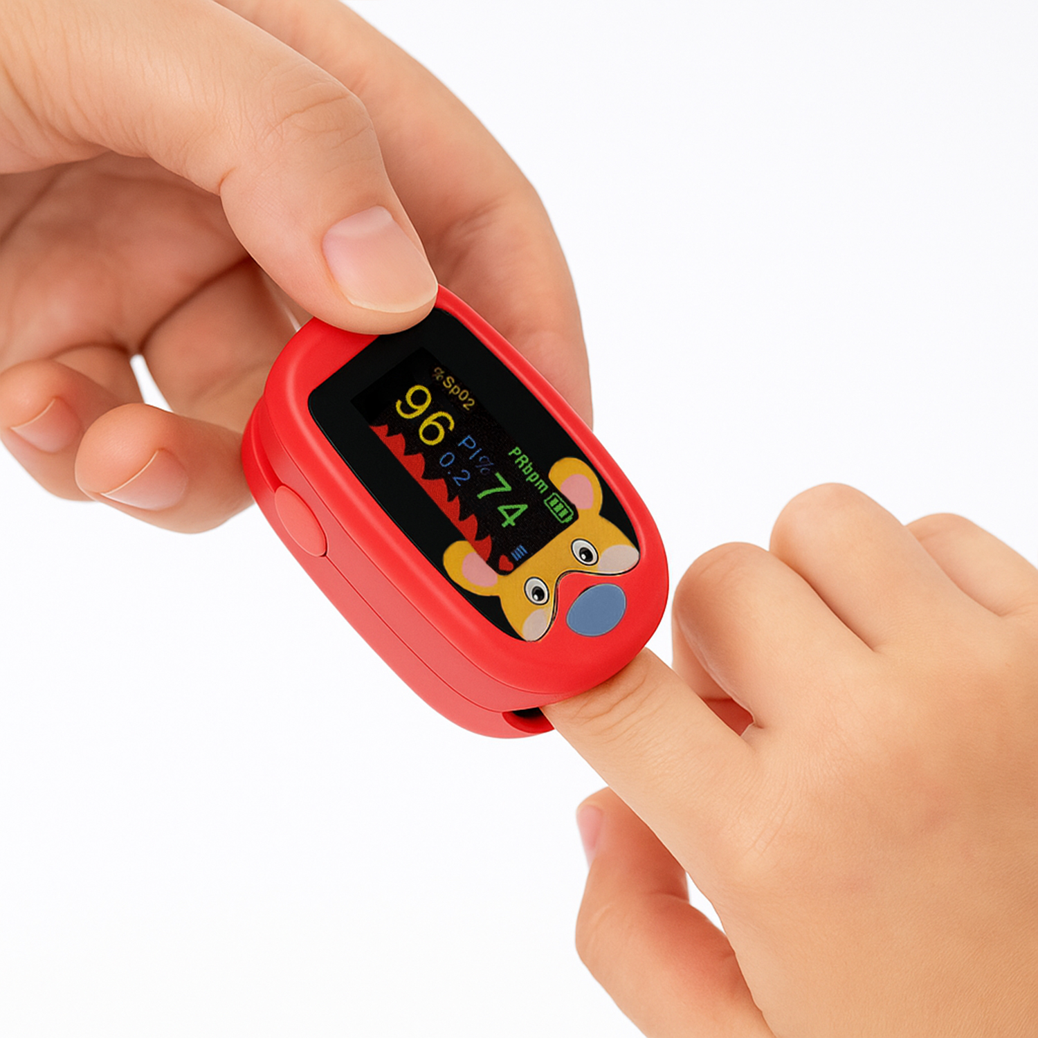 OXÍMETRO FINGERTIP NEONATAL Y PEDIÁTRICO ROJO - 3