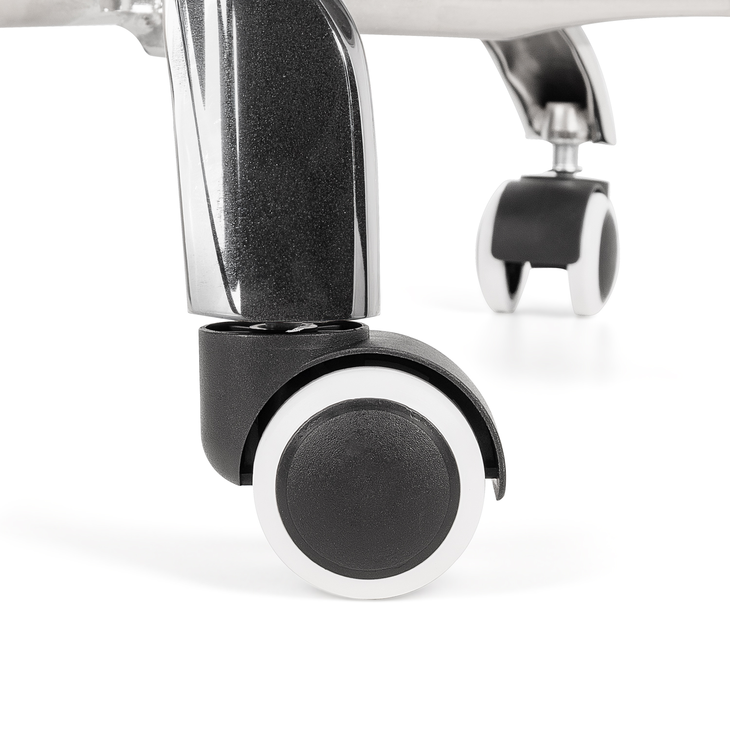 SILLA DE OFICINA GIRATORIA ERGONÓMICA NEGRO - 4