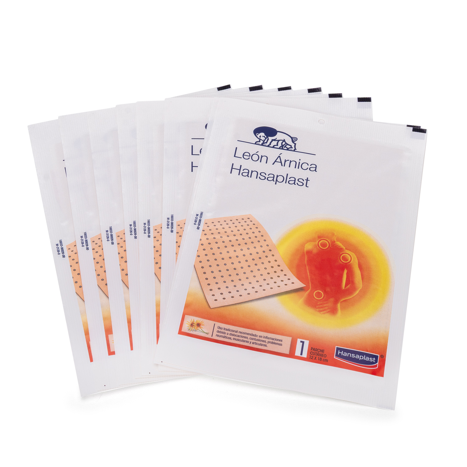 PARCHE CUTANEO LEÓN DE ARNICA HANSAPLAST CAJA 36 UND - 2