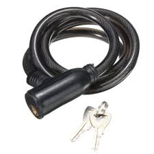 CADENA DE SEGURIDAD PARA BICICLETA DE 10MM Y 120CM DE LARGO - 2