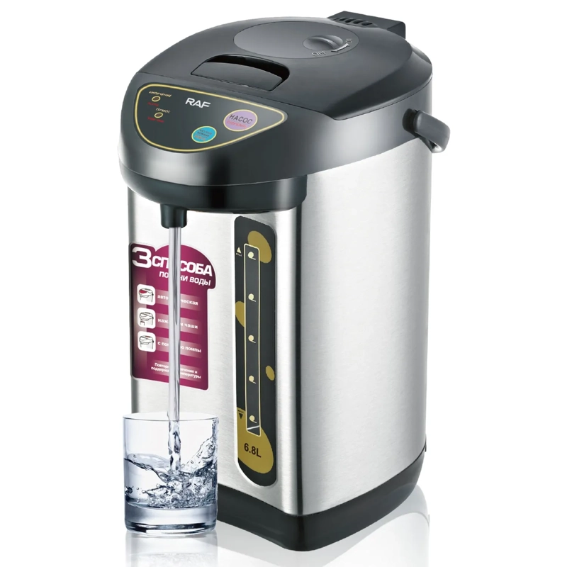 TERMO HERVIDOR ELÉCTRICO INOXIDABLE 68L 800W COLOR ALEATORIO - 1