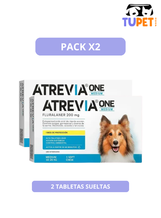 ATREVIA ONE MEDIUM DE 10 A 20 KG PACK 2 - 1