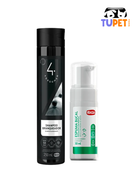 PACK SHAMPOO BLANQUEADOR + ESPUMA BUCAL IBASA - 1