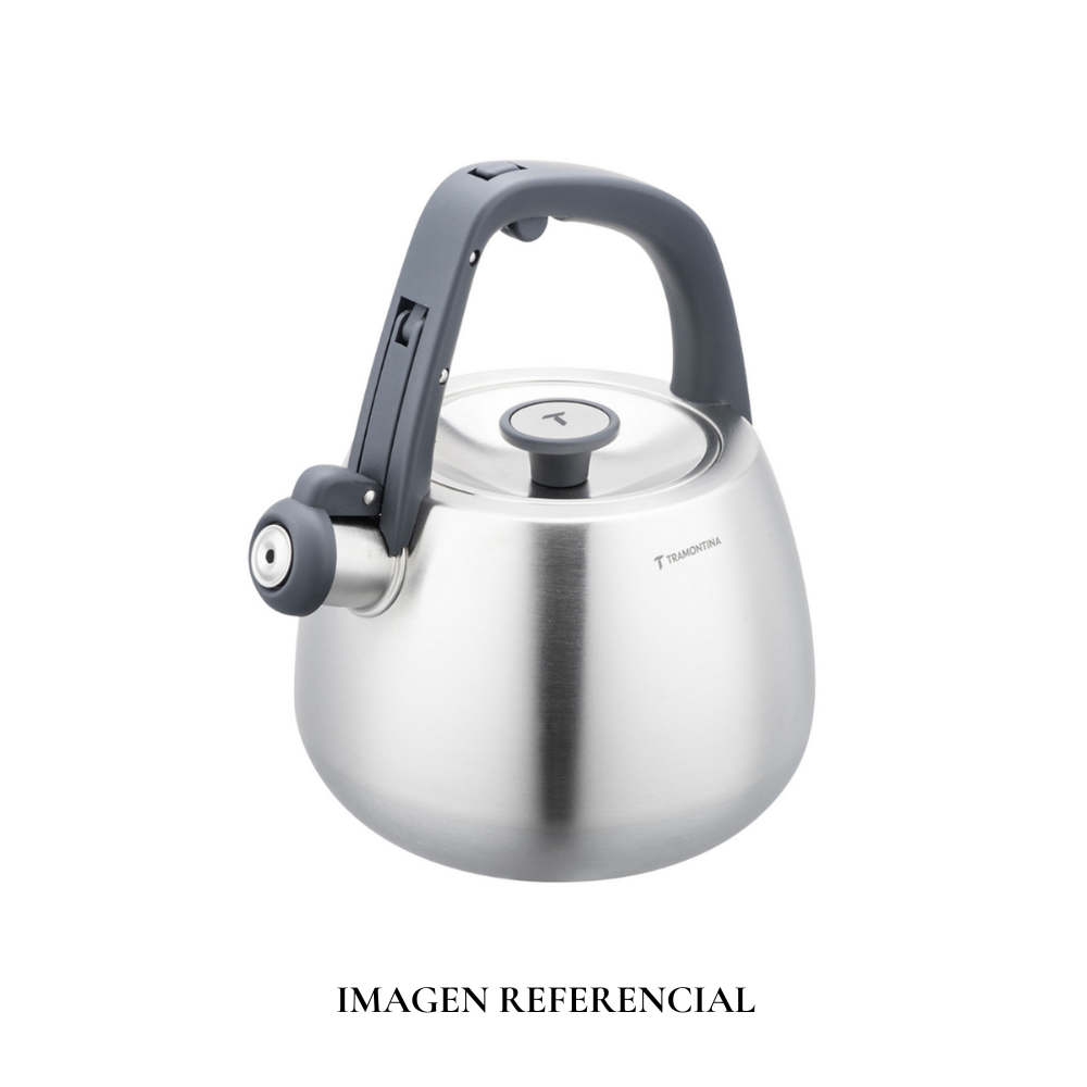 TETERA TRAMONTINA ACERO. INOX CAP. 2.5L-B - 1