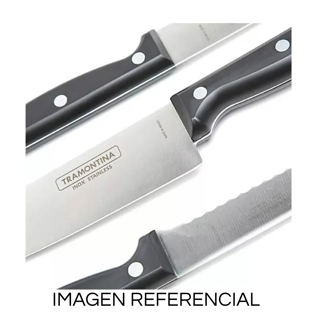 JUEGO DE CUCHILLOS TRAMONTINA ACE INOX 5PZ + REGALO - 2