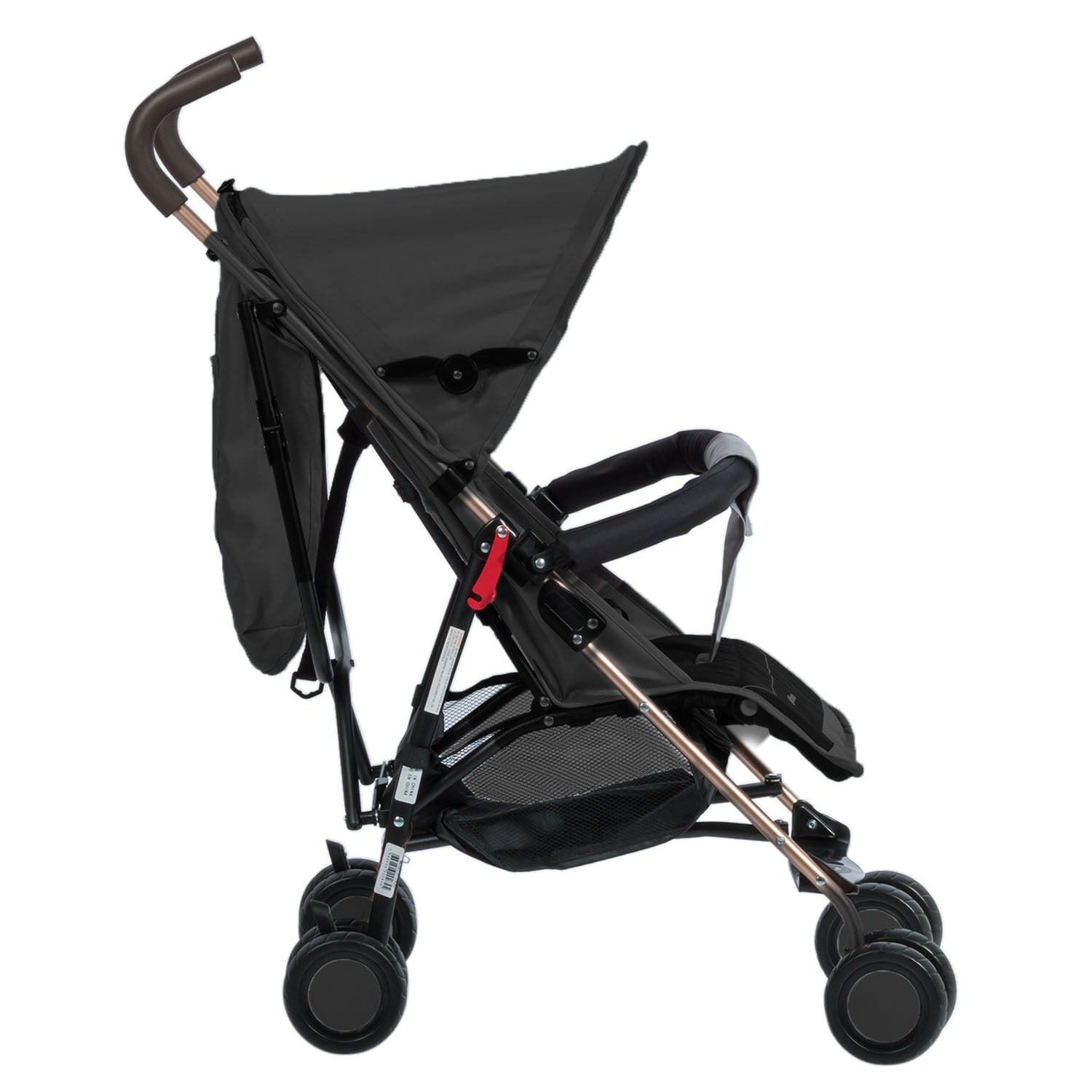 COCHE BASTÓN RECLINABLE EBABY ZAZU EB217-1 NEGRO - 2