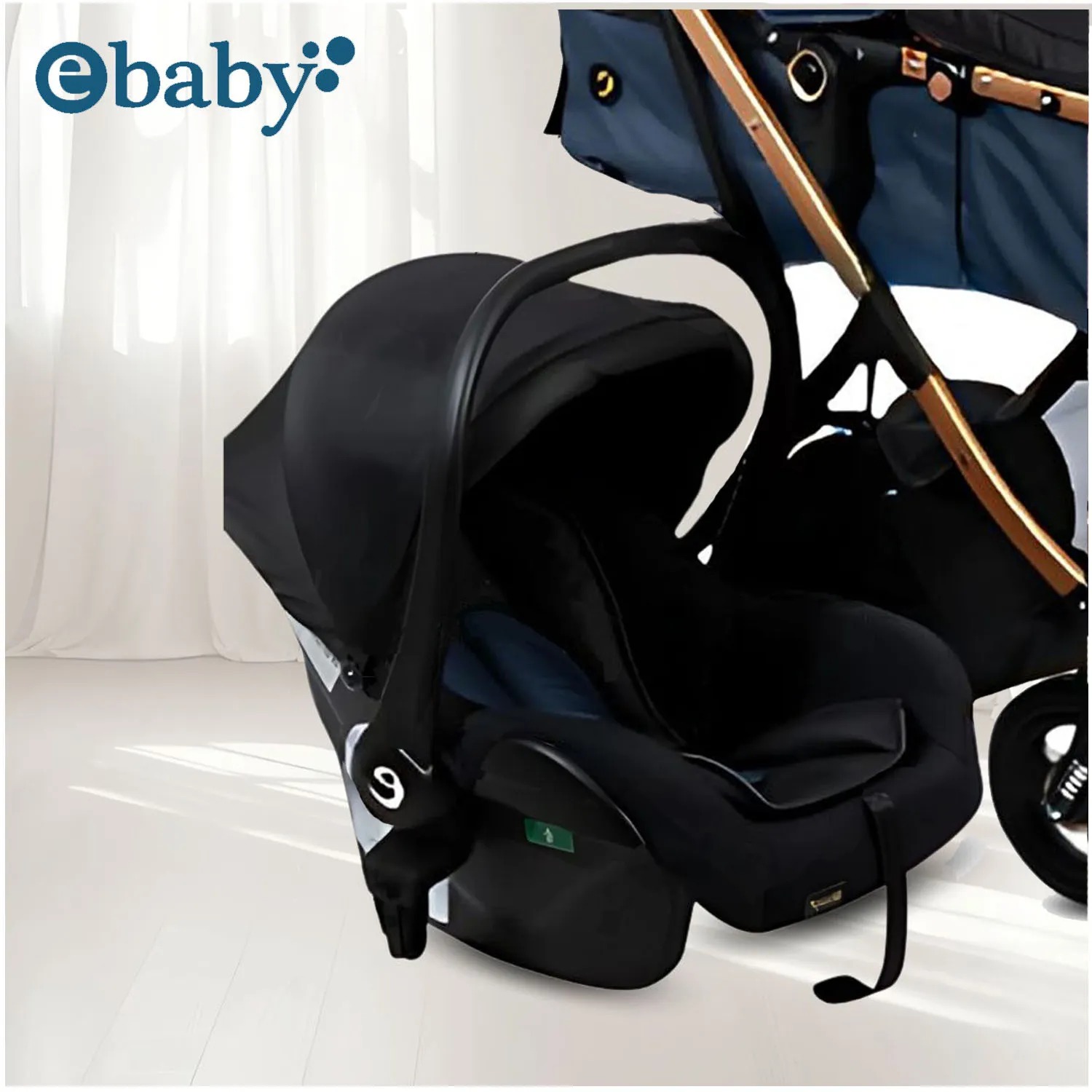 COCHE MOISÉS TRAVEL SYSTEM «RONDA PLUS» CON PORTA BEBÉ BLUE - 4