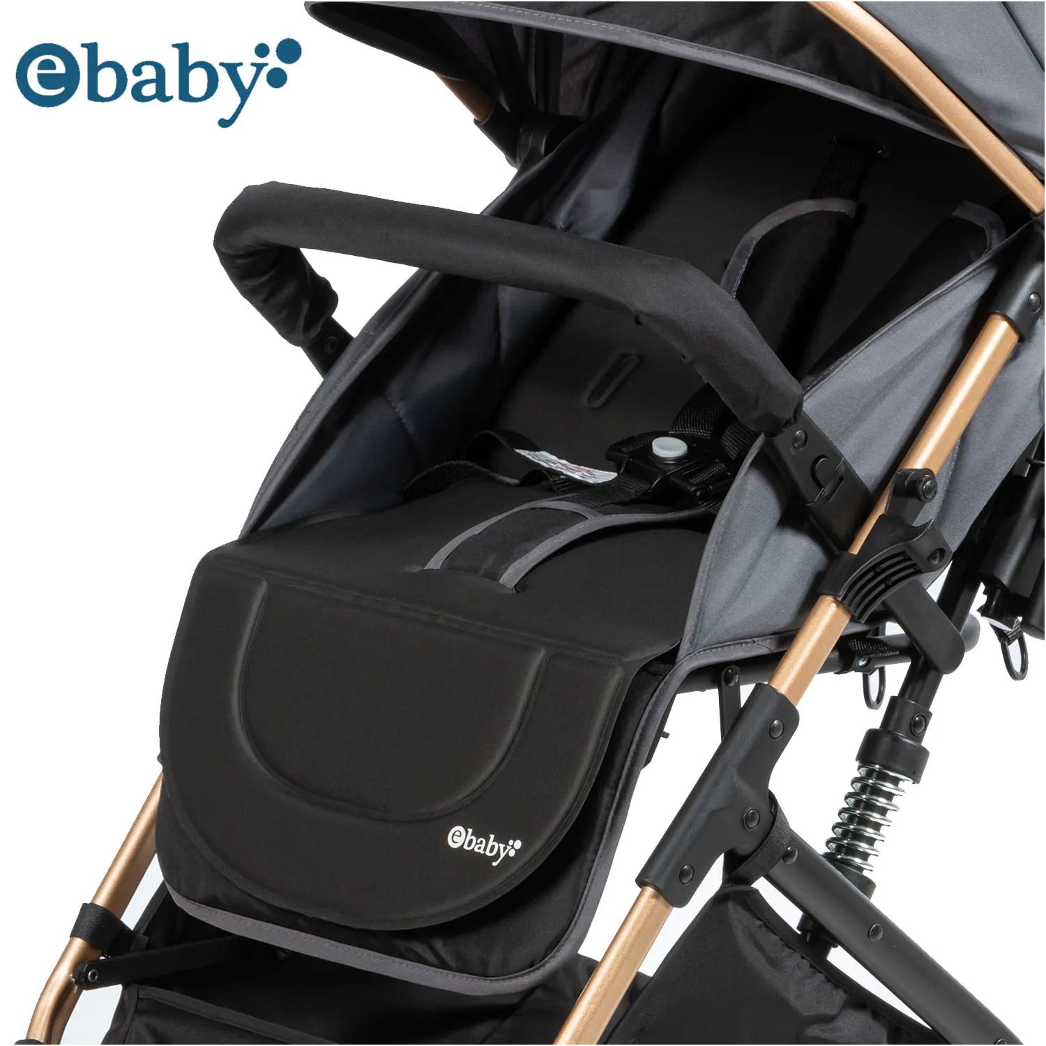 COCHE PASEO REVERSIBLE EBABY «VINCE» GRIS - 6