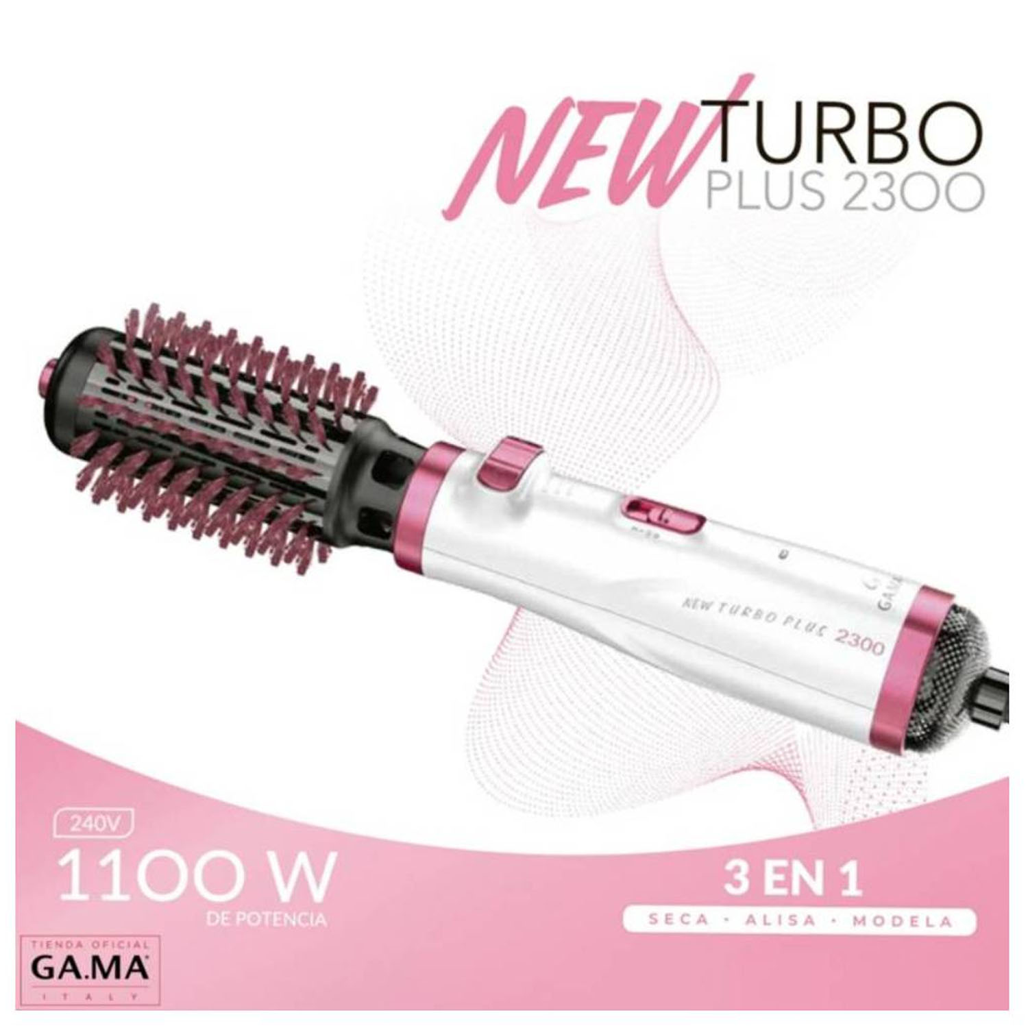 CEPILLO SECADOR Y ALISADOR GAMA NEW TURBO - ANTIFRIZZ - 2