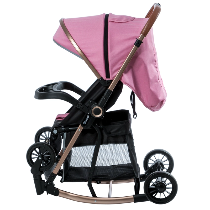 COCHE MECEDORA DE LUJO BOUNCY PINK - 2