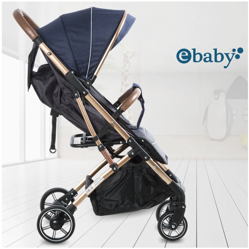 COCHE DE PASEO MALETA «SUNNY GOLD» BLUE - 3