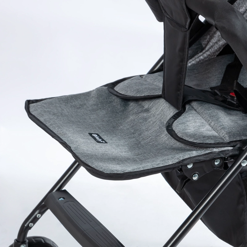 COCHE DE PASEO NAT MALETA CON CUBRE PIES PLEGABLE GRIS - 5
