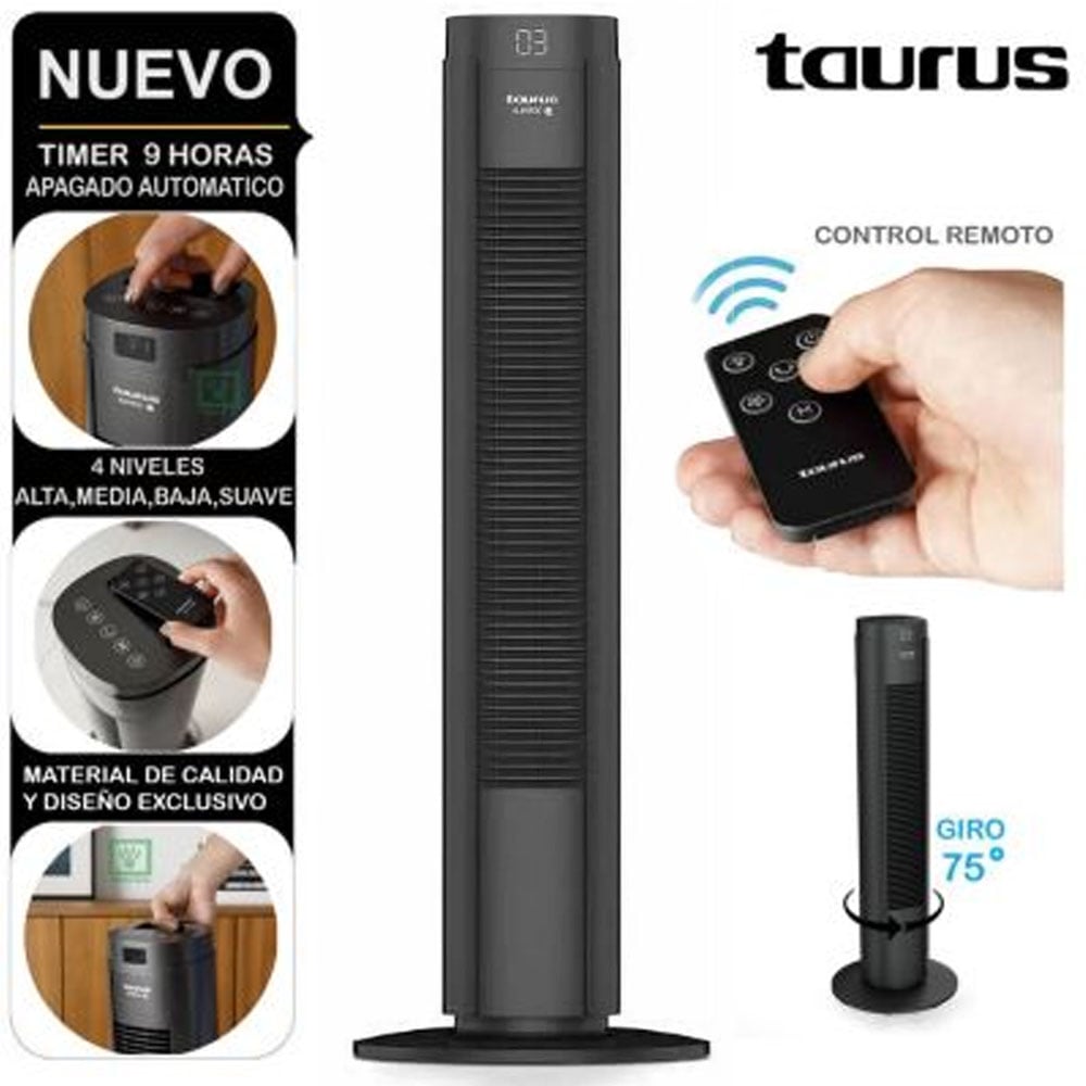 VENTILADOR DE TORRE NEW BABEL DIGITAL CONTROL REMOTO TAURUS - 1