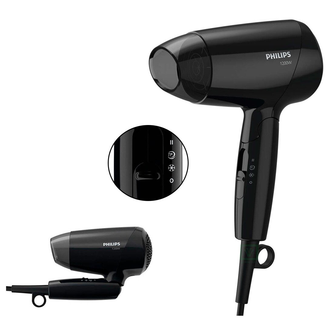 SECADORA DE CABELLO THERMO PROTEC 1200W - 1