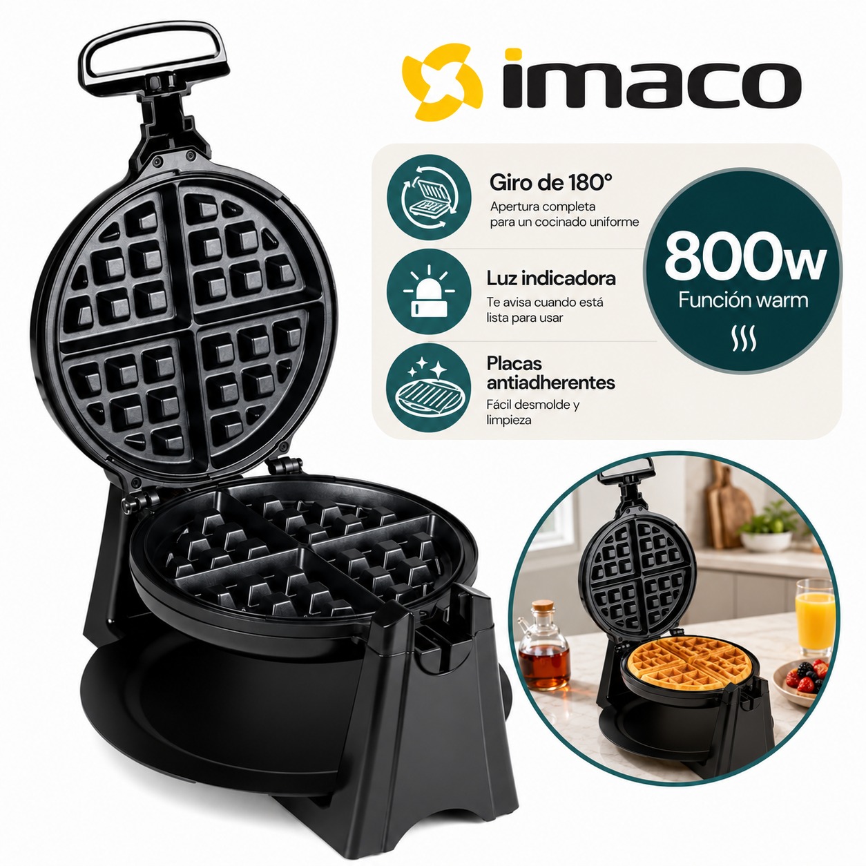 WAFLERA TWISTER 800W IMACO WF2160 - 1