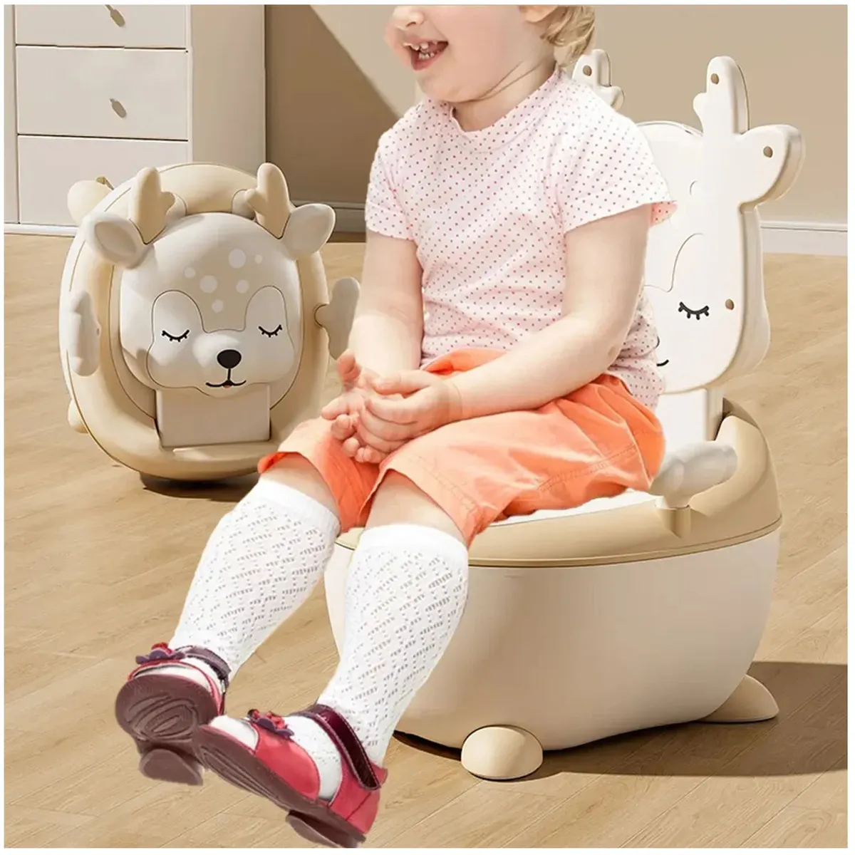 BACIN PARA BEBÉ «BAMBI» DE LUJO BEIGE - 4