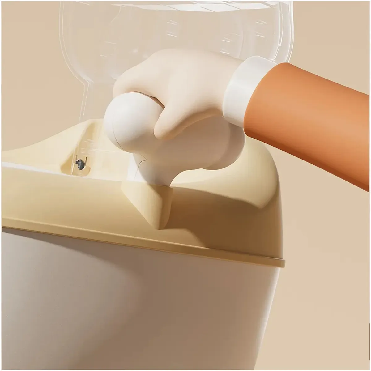 BACIN PARA BEBÉ «BAMBI» DE LUJO BEIGE - 8