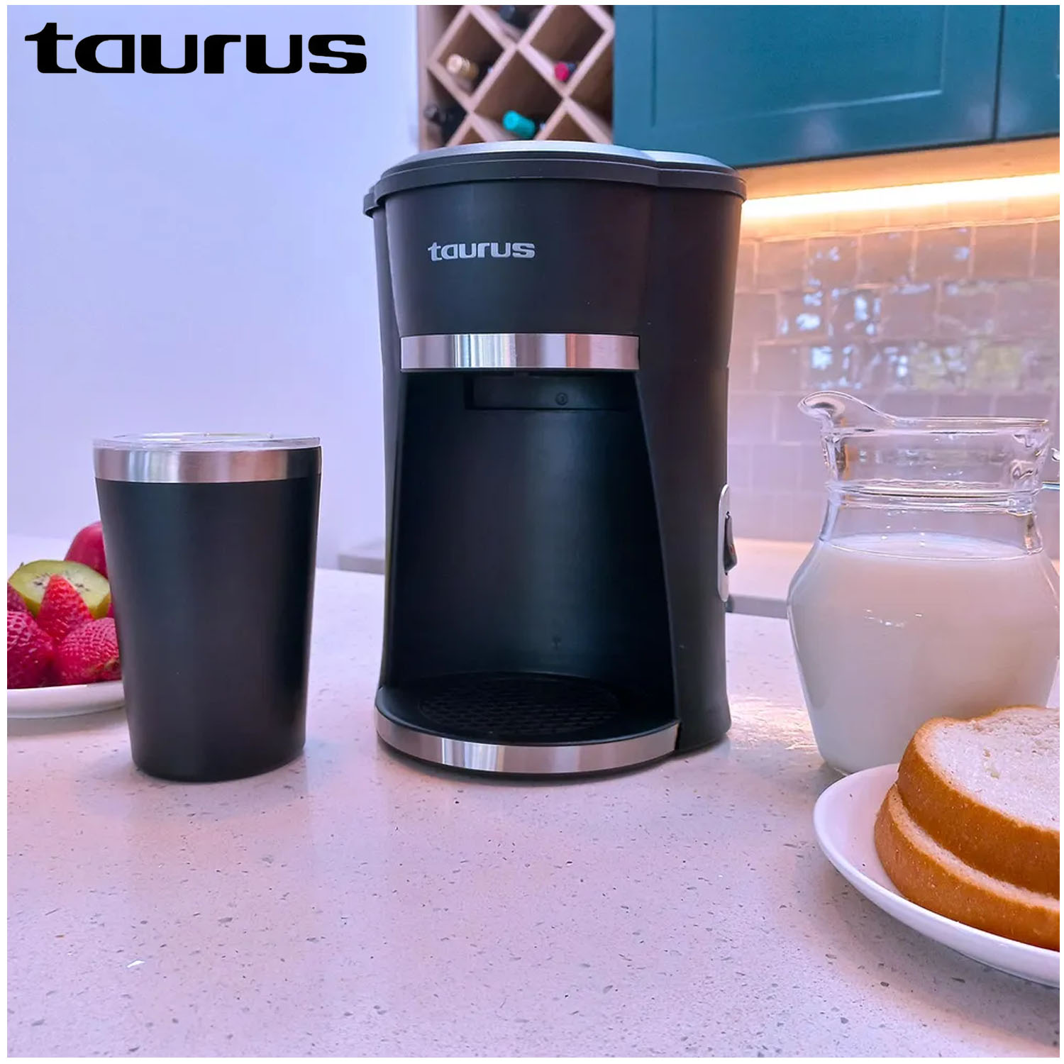 CAFETERA PERSONAL COFFEE CON TAZA TÉRMICA DE ACERO INOXIDABLE - 4