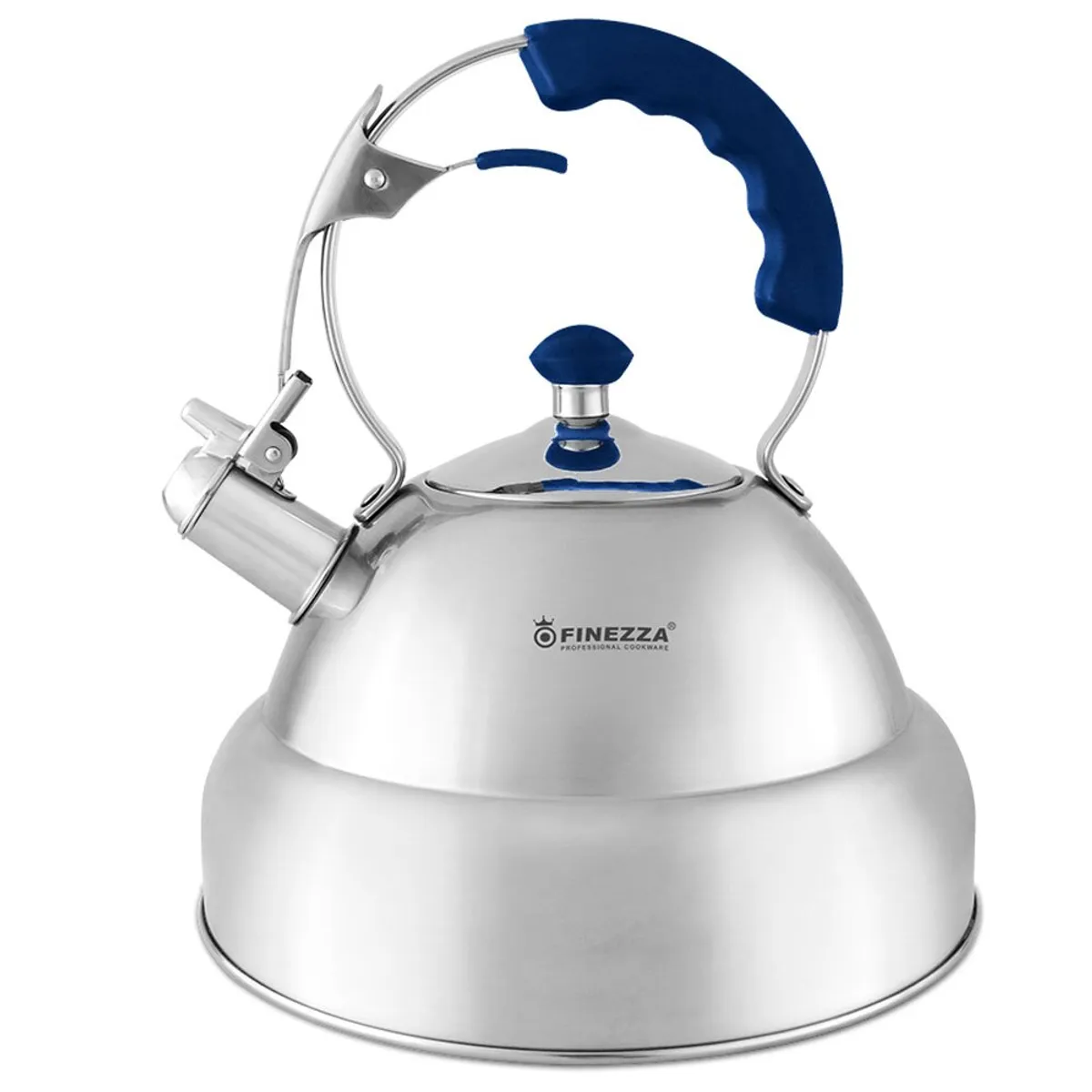 TETERA DE ACERO 4.5 LITROS MANGO AZUL FF-T003IN - 1