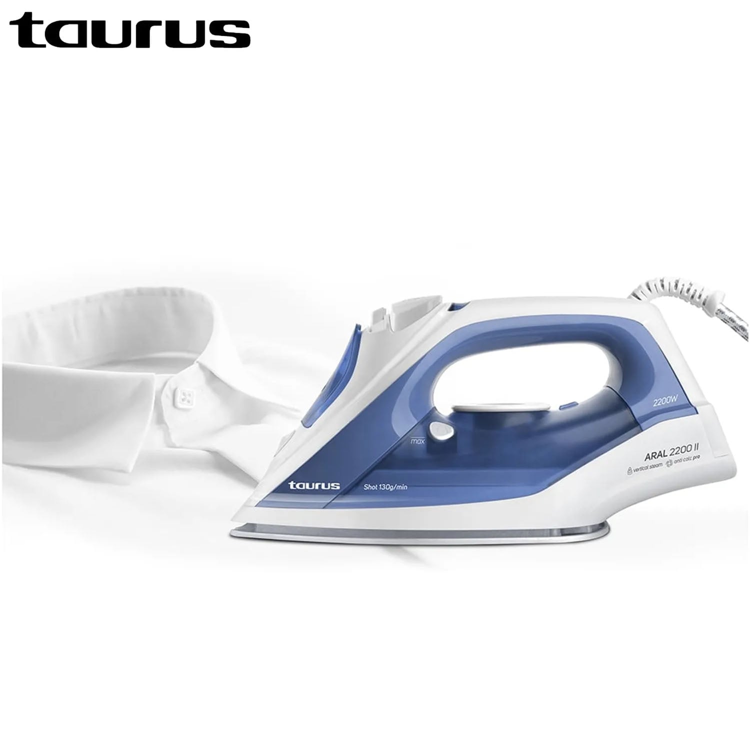 PLANCHA TAURUS A VAPOR ARAL 2200 II AZUL - 2