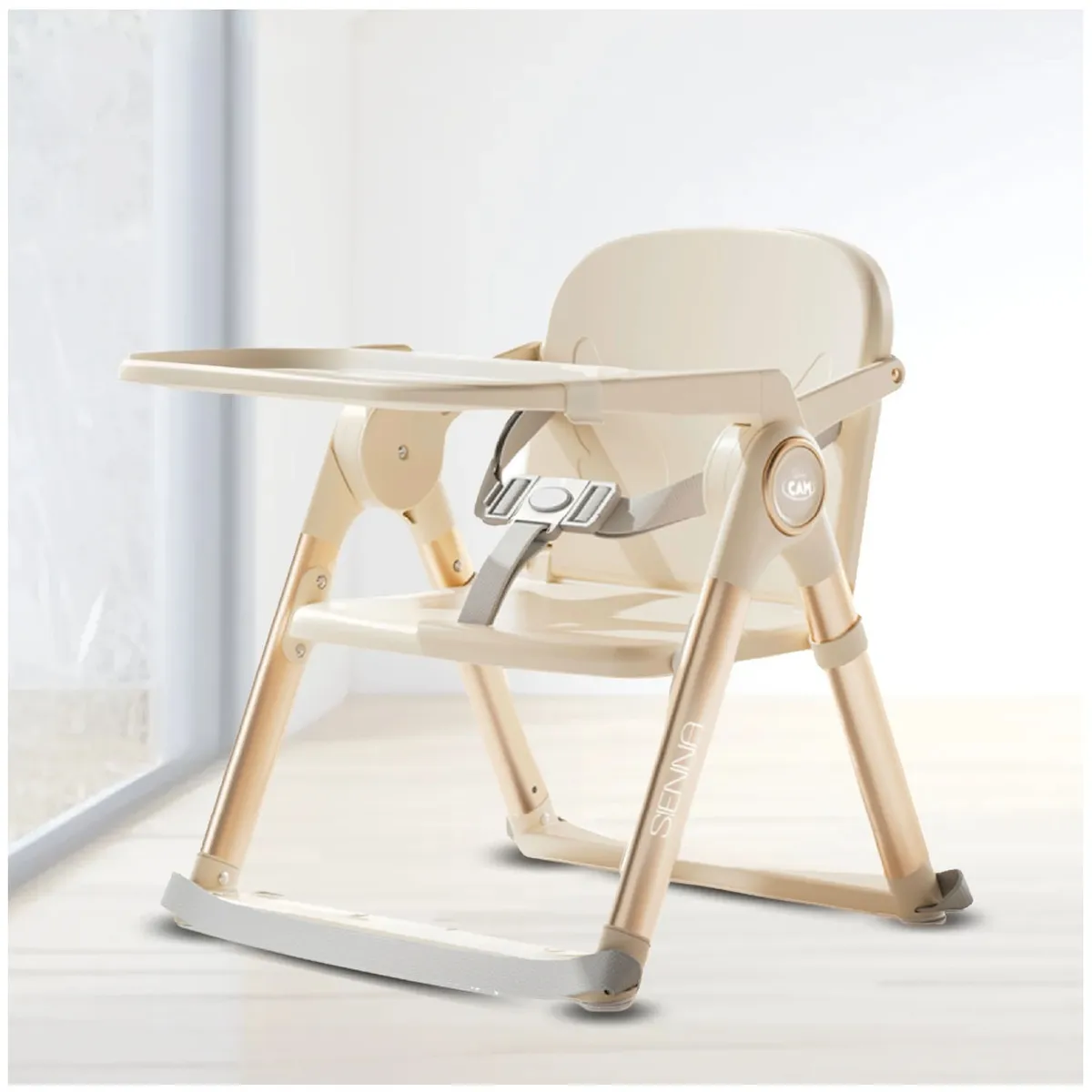 SILLA PORTATIL PLEGABLE «SIENNA» EDICIÓN LIMITADA BEIGE - 3