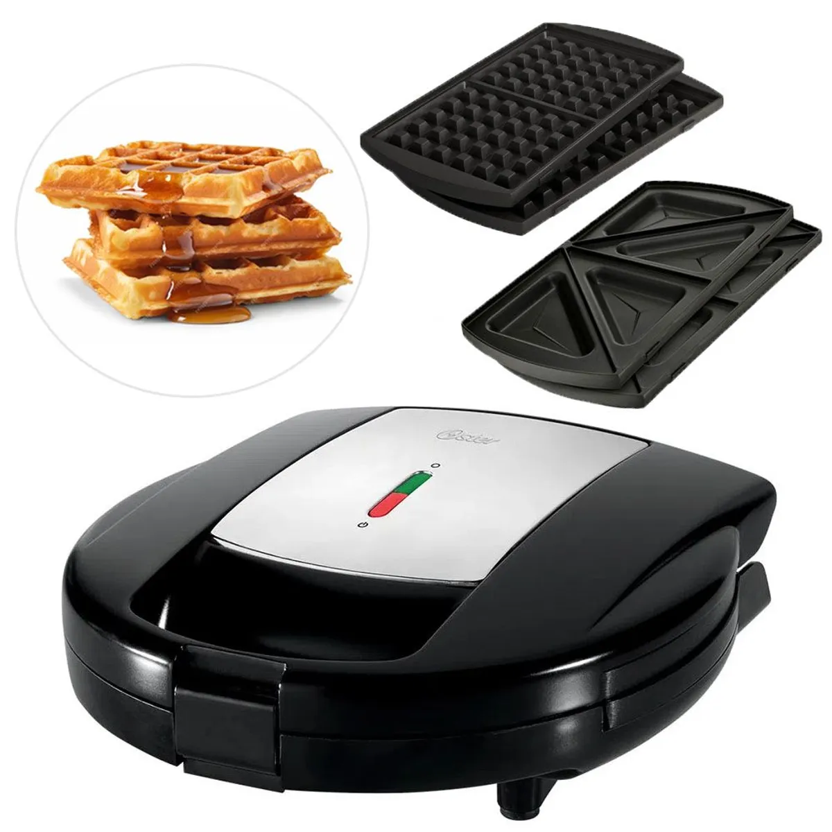 SANDWICHERA WAFLERA OSTER PLACA INTERCAMBIABLE - 1