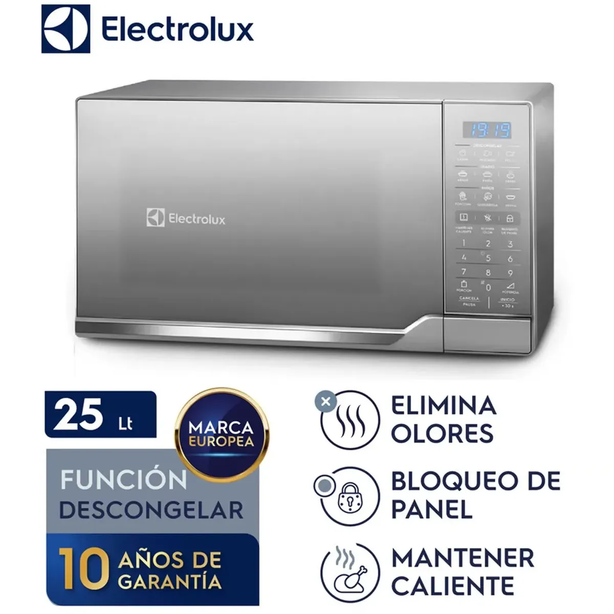 HORNO MICROONDAS 25 LITROS ELECTROLUX EMDO25S2GSRUG - 1