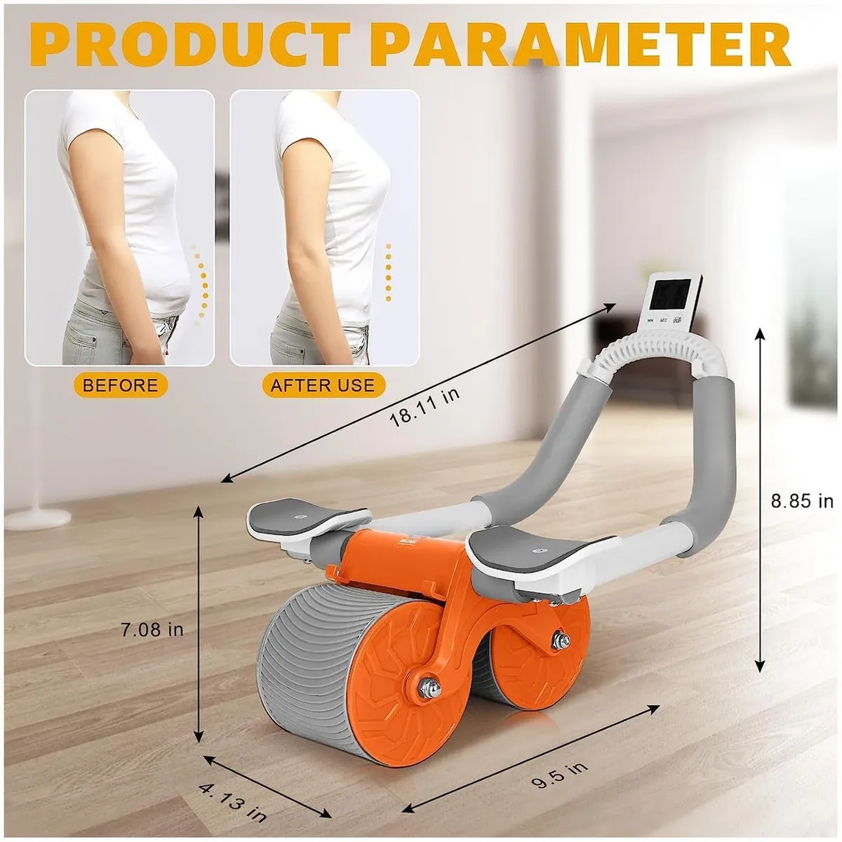 RUEDA DE ABDOMINALES SMART FORTALECE TU ABDOMEN - 7