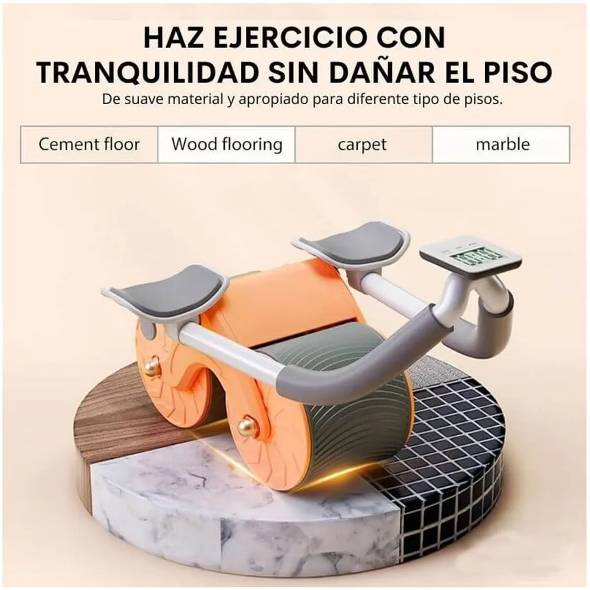 RUEDA DE ABDOMINALES SMART FORTALECE TU ABDOMEN - 8