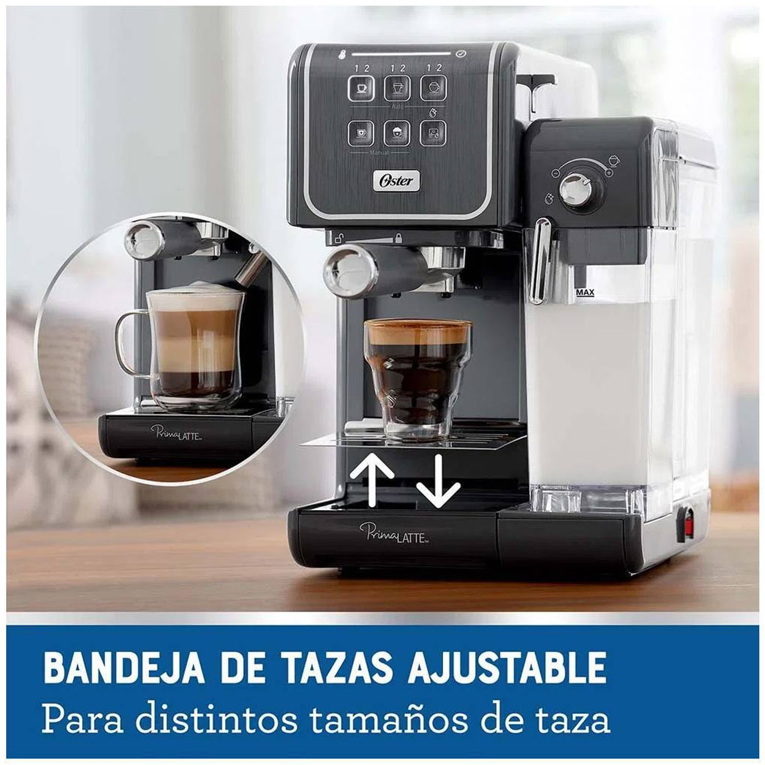 CAFETERA AUTOMATICA PRIMALATTE TOUCH 19 BARES - 5