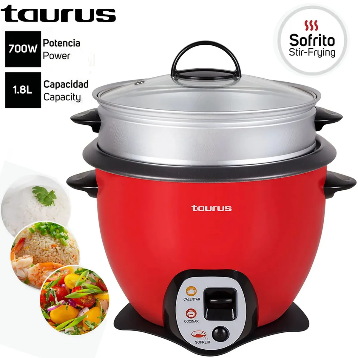 OLLA ARROCERA 1.8 LTS MOD. TRC-18 FRY TAURUS - 1