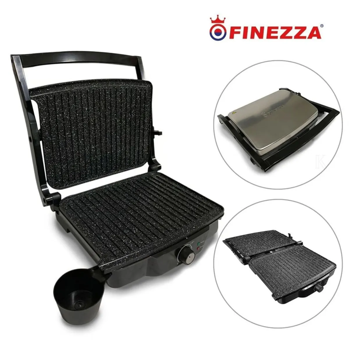 PARRILLA PANINI GRILL CON CONTROL TEMPERATURA FZ-802EG - 1